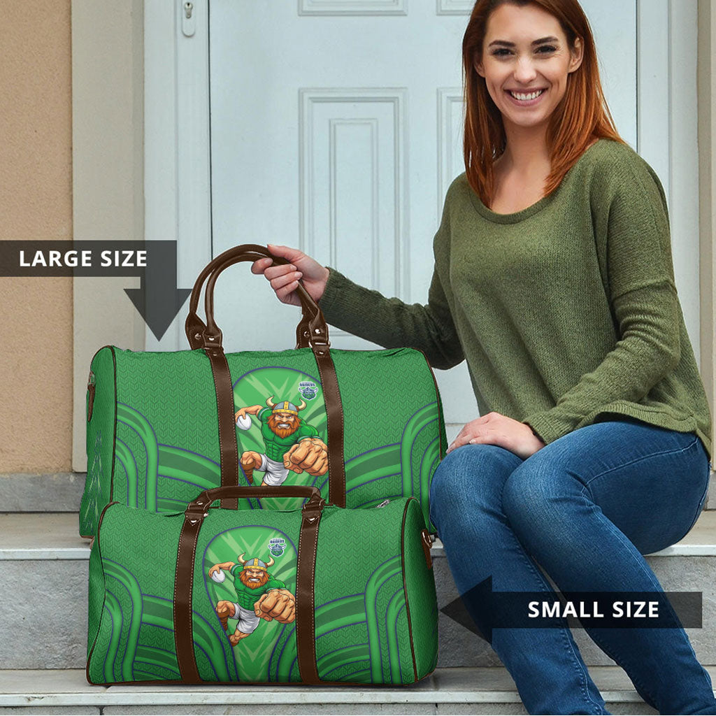 Canberra Raiders Rugby Mascot Travel Bag Australian Rugby Culture - Tribal Inspired Viking Warrior