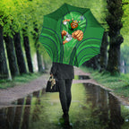 Canberra Raiders Rugby Mascot Umbrella Australian Rugby Culture - Tribal Inspired Viking Warrior