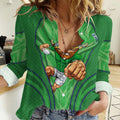 Canberra Raiders Rugby Mascot Women Casual Shirt Australian Rugby Culture - Tribal Inspired Viking Warrior