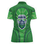 Canberra Raiders Rugby Mascot Women Polo Shirt Australian Rugby Culture - Tribal Inspired Viking Warrior