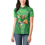 Canberra Raiders Rugby Mascot Women Polo Shirt Australian Rugby Culture - Tribal Inspired Viking Warrior