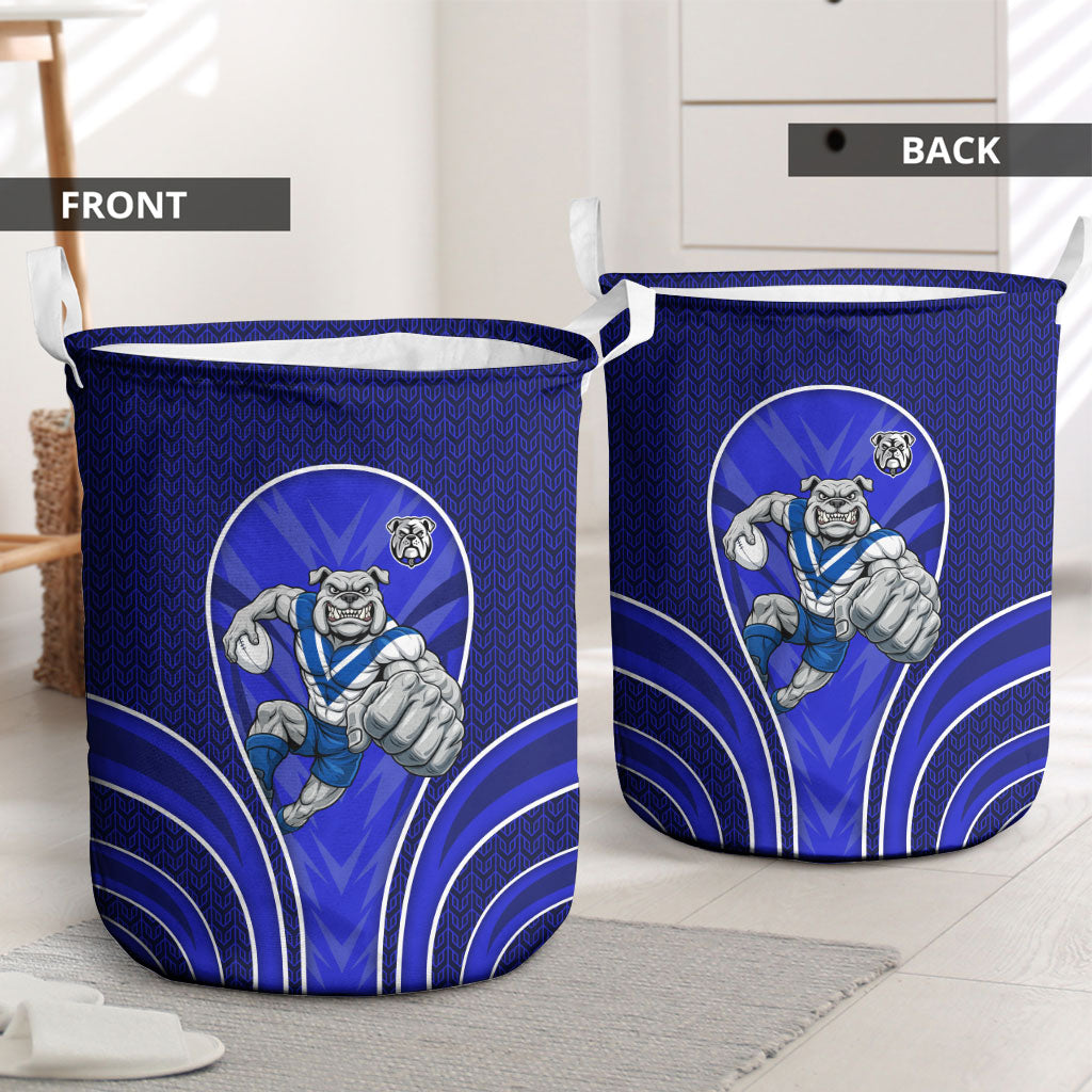 Canterbury Bankstown Bulldogs Rugby Mascot Laundry Basket Australian Rugby Culture - Tribal Inspired Bulldog