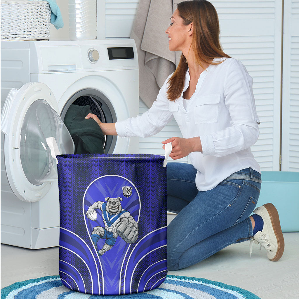 Canterbury Bankstown Bulldogs Rugby Mascot Laundry Basket Australian Rugby Culture - Tribal Inspired Bulldog