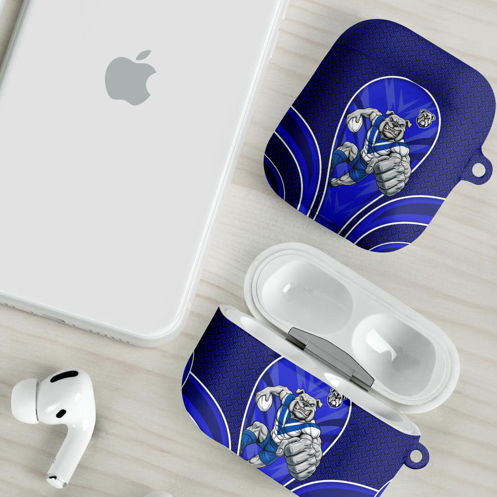 Canterbury Bankstown Bulldogs Rugby Mascot AirPods Case Australian Rugby Culture - Tribal Inspired Bulldog