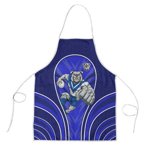 Canterbury Bankstown Bulldogs Rugby Mascot Apron Australian Rugby Culture - Tribal Inspired Bulldog