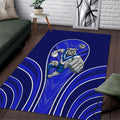 Canterbury Bankstown Bulldogs Rugby Mascot Area Rug Australian Rugby Culture - Tribal Inspired Bulldog