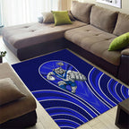 Canterbury Bankstown Bulldogs Rugby Mascot Area Rug Australian Rugby Culture - Tribal Inspired Bulldog