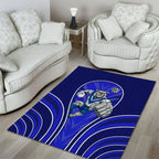 Canterbury Bankstown Bulldogs Rugby Mascot Area Rug Australian Rugby Culture - Tribal Inspired Bulldog