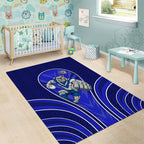 Canterbury Bankstown Bulldogs Rugby Mascot Area Rug Australian Rugby Culture - Tribal Inspired Bulldog