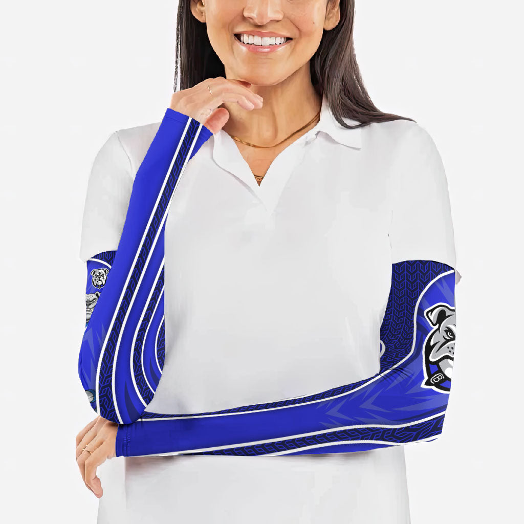 Canterbury Bankstown Bulldogs Rugby Mascot Arm Sleeves Australian Rugby Culture - Tribal Inspired Bulldog