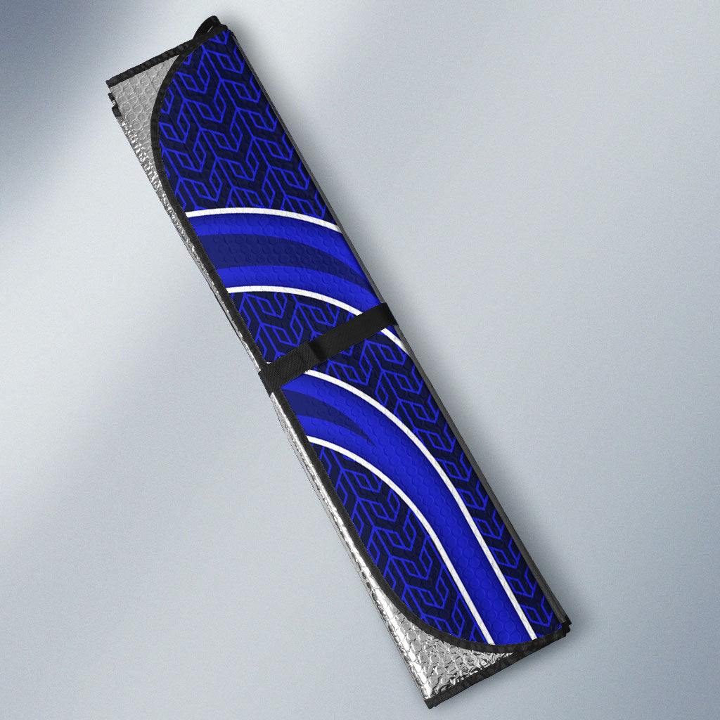 Canterbury Bankstown Bulldogs Rugby Mascot Auto Sun Shade Australian Rugby Culture - Tribal Inspired Bulldog