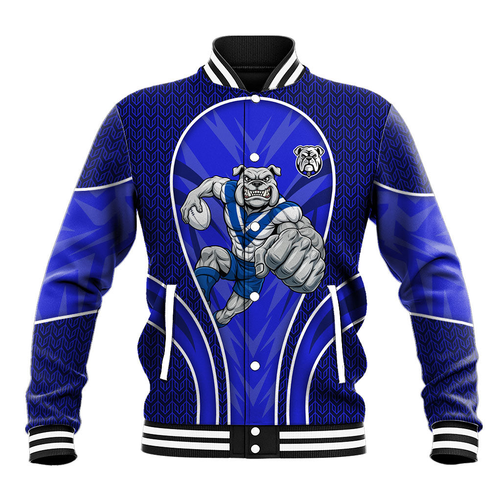 Canterbury Bankstown Bulldogs Rugby Mascot Baseball Jacket Australian Rugby Culture - Tribal Inspired Bulldog