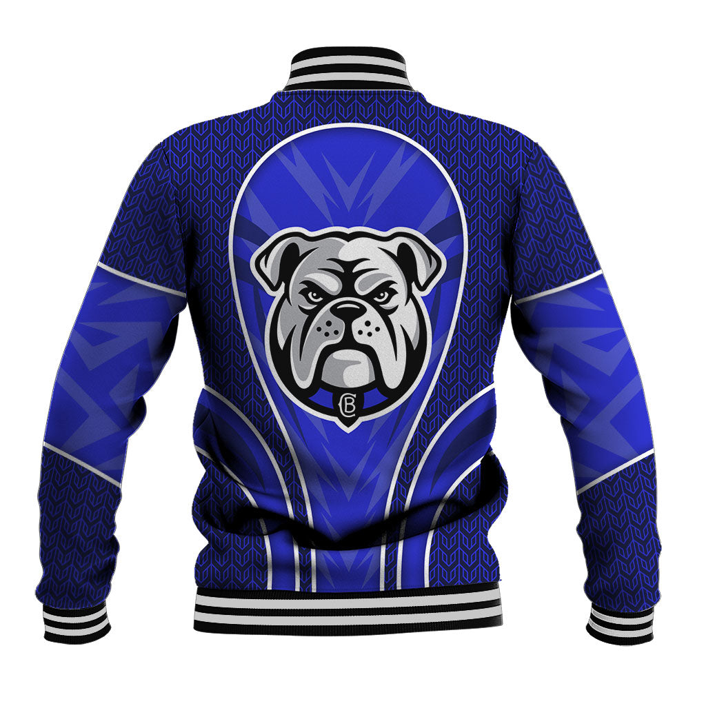 Canterbury Bankstown Bulldogs Rugby Mascot Baseball Jacket Australian Rugby Culture - Tribal Inspired Bulldog