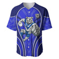 Canterbury Bankstown Bulldogs Rugby Mascot Baseball Jersey Australian Rugby Culture - Tribal Inspired Bulldog