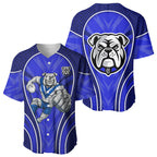 Canterbury Bankstown Bulldogs Rugby Mascot Baseball Jersey Australian Rugby Culture - Tribal Inspired Bulldog