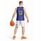 Canterbury Bankstown Bulldogs Rugby Mascot Basketball Jersey Australian Rugby Culture - Tribal Inspired Bulldog