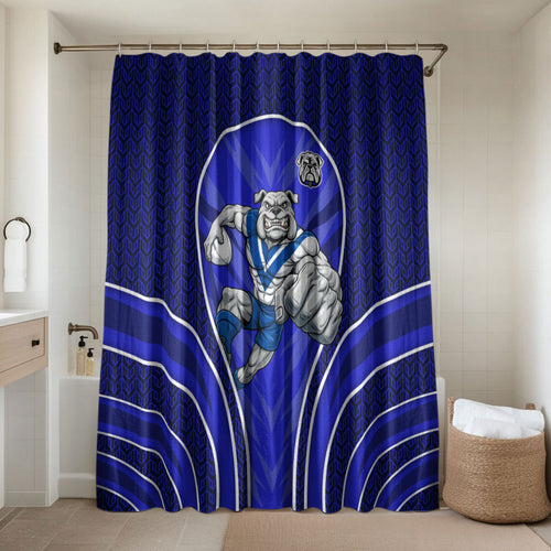 Canterbury Bankstown Bulldogs Rugby Mascot Bathroom Set Australian Rugby Culture - Tribal Inspired Bulldog