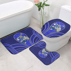 Canterbury Bankstown Bulldogs Rugby Mascot Bathroom Set Australian Rugby Culture - Tribal Inspired Bulldog