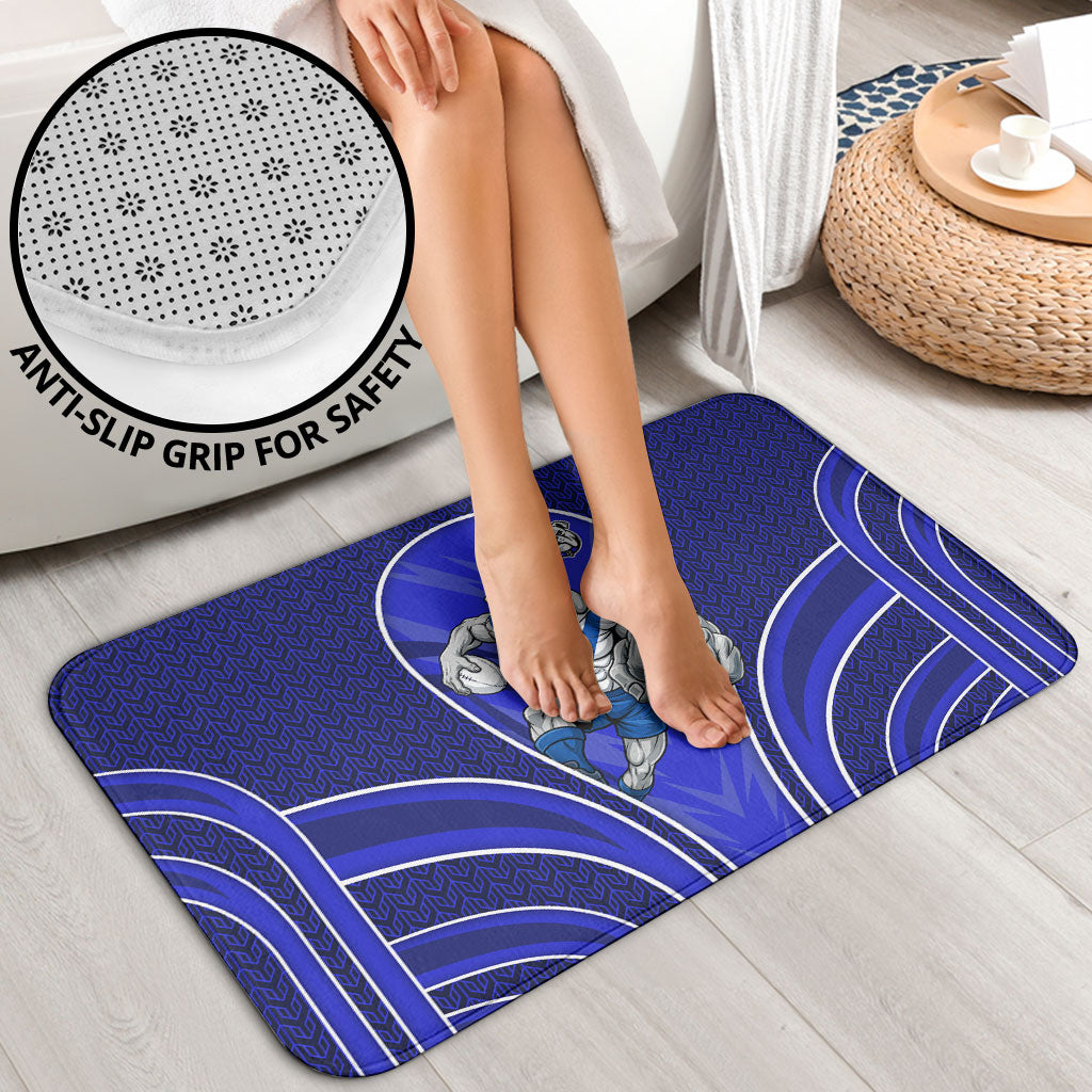 Canterbury Bankstown Bulldogs Rugby Mascot Bathroom Set Australian Rugby Culture - Tribal Inspired Bulldog