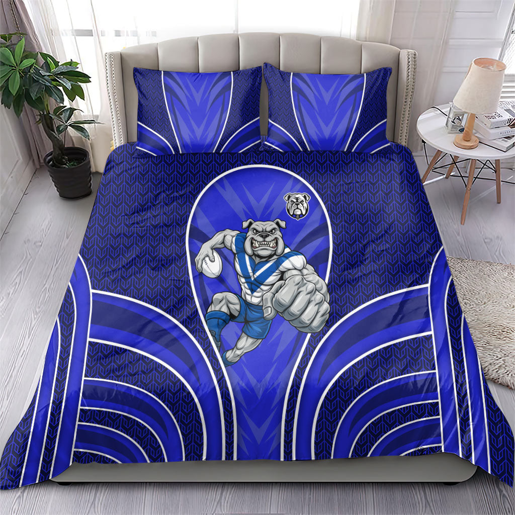Canterbury Bankstown Bulldogs Rugby Mascot Bedding Set Australian Rugby Culture - Tribal Inspired Bulldog