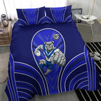 Canterbury Bankstown Bulldogs Rugby Mascot Bedding Set Australian Rugby Culture - Tribal Inspired Bulldog