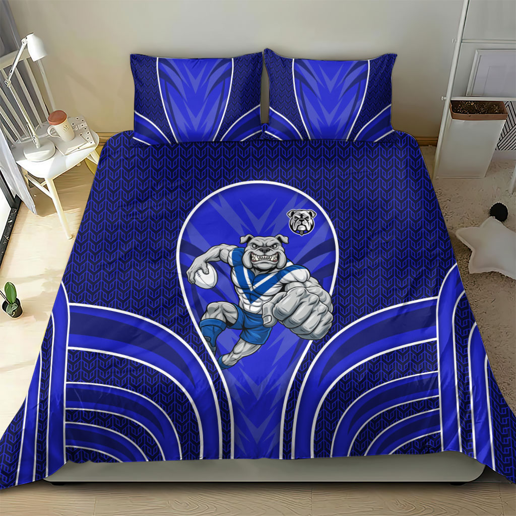 Canterbury Bankstown Bulldogs Rugby Mascot Bedding Set Australian Rugby Culture - Tribal Inspired Bulldog