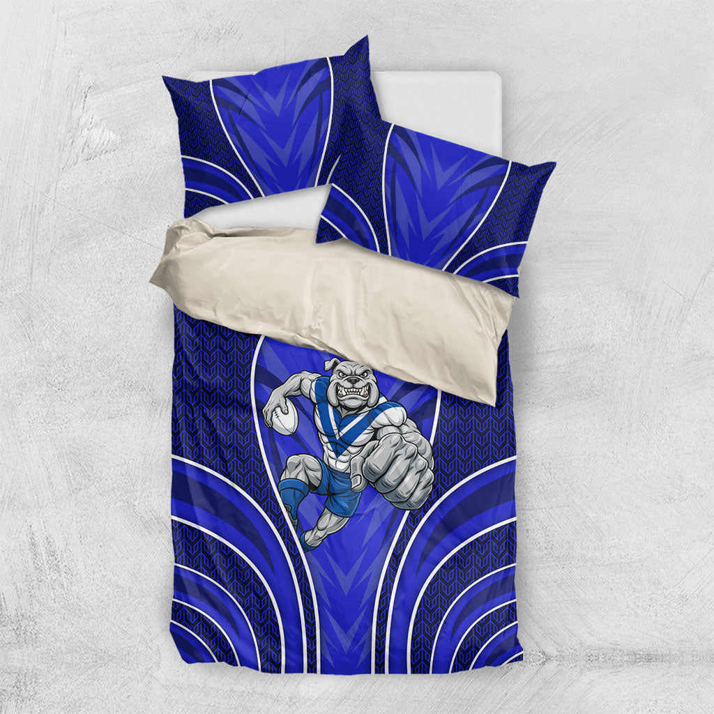 Canterbury Bankstown Bulldogs Rugby Mascot Bedding Set Australian Rugby Culture - Tribal Inspired Bulldog