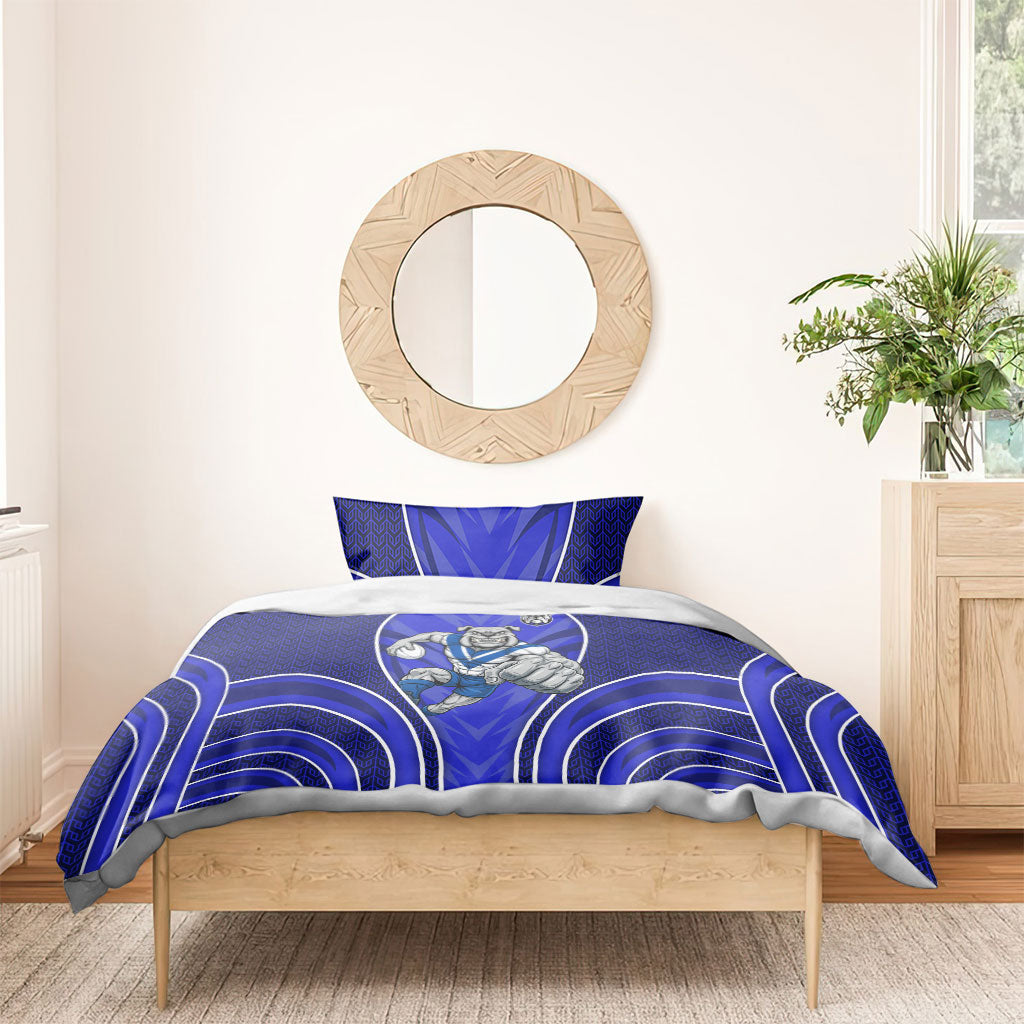 Canterbury Bankstown Bulldogs Rugby Mascot Bedding Set Australian Rugby Culture - Tribal Inspired Bulldog