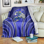 Canterbury Bankstown Bulldogs Rugby Mascot Blanket Australian Rugby Culture - Tribal Inspired Bulldog