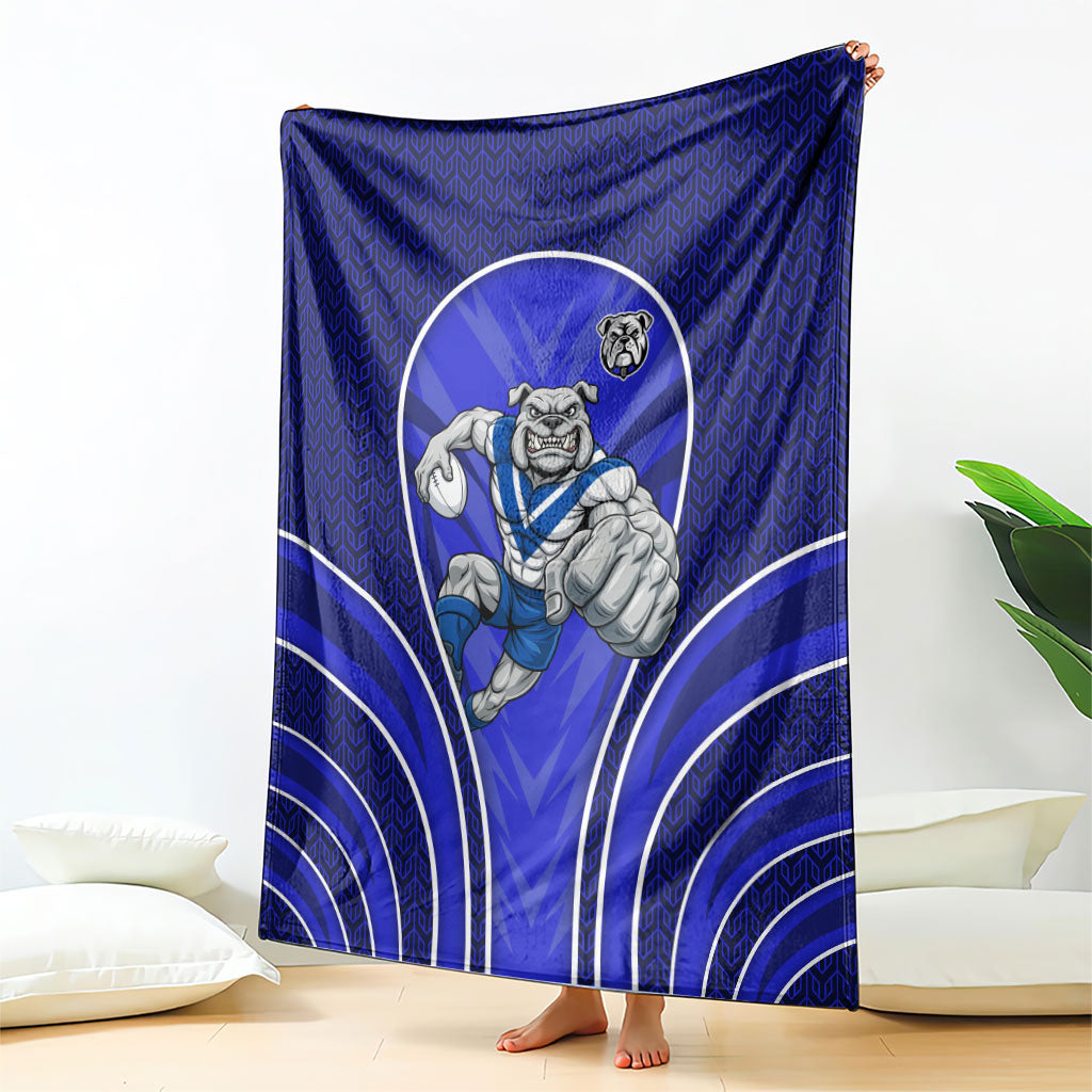 Canterbury Bankstown Bulldogs Rugby Mascot Blanket Australian Rugby Culture - Tribal Inspired Bulldog