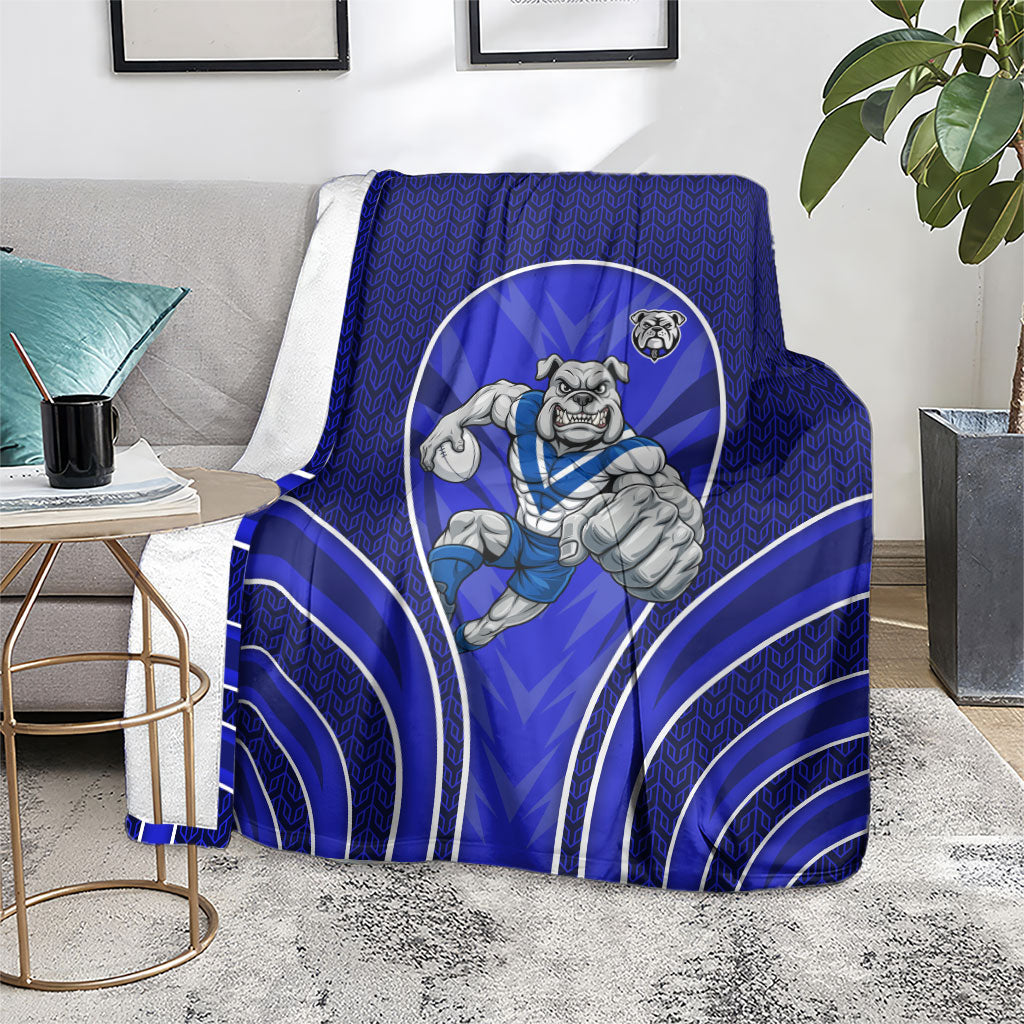 Canterbury Bankstown Bulldogs Rugby Mascot Blanket Australian Rugby Culture - Tribal Inspired Bulldog