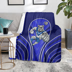Canterbury Bankstown Bulldogs Rugby Mascot Blanket Australian Rugby Culture - Tribal Inspired Bulldog