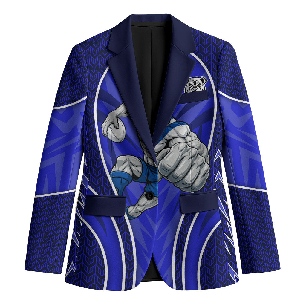 Canterbury Bankstown Bulldogs Rugby Mascot Blazer Australian Rugby Culture - Tribal Inspired Bulldog