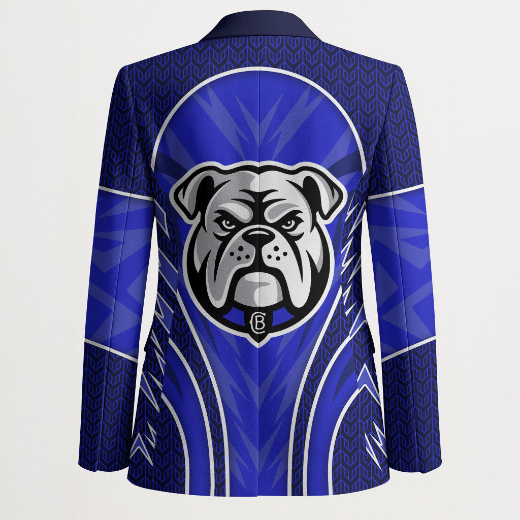 Canterbury Bankstown Bulldogs Rugby Mascot Blazer Australian Rugby Culture - Tribal Inspired Bulldog