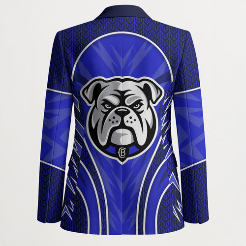 Canterbury Bankstown Bulldogs Rugby Mascot Blazer Australian Rugby Culture - Tribal Inspired Bulldog