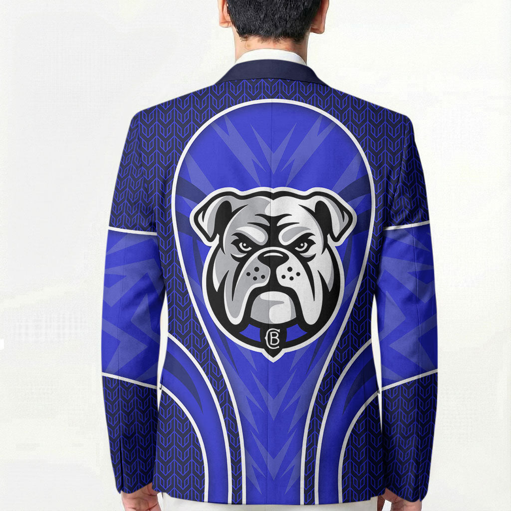 Canterbury Bankstown Bulldogs Rugby Mascot Blazer Australian Rugby Culture - Tribal Inspired Bulldog