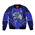 Canterbury Bankstown Bulldogs Rugby Mascot Bomber Jacket Australian Rugby Culture - Tribal Inspired Bulldog