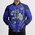 Canterbury Bankstown Bulldogs Rugby Mascot Bomber Puffer Jacket Australian Rugby Culture - Tribal Inspired Bulldog