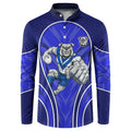 Canterbury Bankstown Bulldogs Rugby Mascot Button Sweatshirt Australian Rugby Culture - Tribal Inspired Bulldog