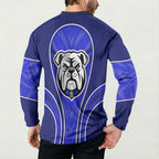 Canterbury Bankstown Bulldogs Rugby Mascot Button Sweatshirt Australian Rugby Culture - Tribal Inspired Bulldog