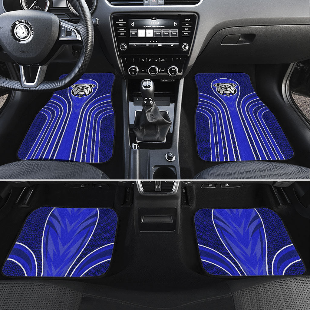 Canterbury Bankstown Bulldogs Rugby Mascot Car Mats Australian Rugby Culture - Tribal Inspired Bulldog