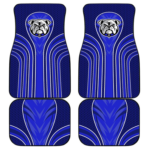 Canterbury Bankstown Bulldogs Rugby Mascot Car Mats Australian Rugby Culture - Tribal Inspired Bulldog