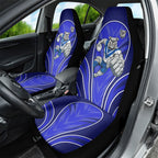 Canterbury Bankstown Bulldogs Rugby Mascot Car Seat Cover Australian Rugby Culture - Tribal Inspired Bulldog
