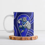 Canterbury Bankstown Bulldogs Rugby Mascot Ceramic Mug Australian Rugby Culture - Tribal Inspired Bulldog