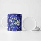 Canterbury Bankstown Bulldogs Rugby Mascot Ceramic Mug Australian Rugby Culture - Tribal Inspired Bulldog