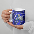 Canterbury Bankstown Bulldogs Rugby Mascot Ceramic Mug Australian Rugby Culture - Tribal Inspired Bulldog