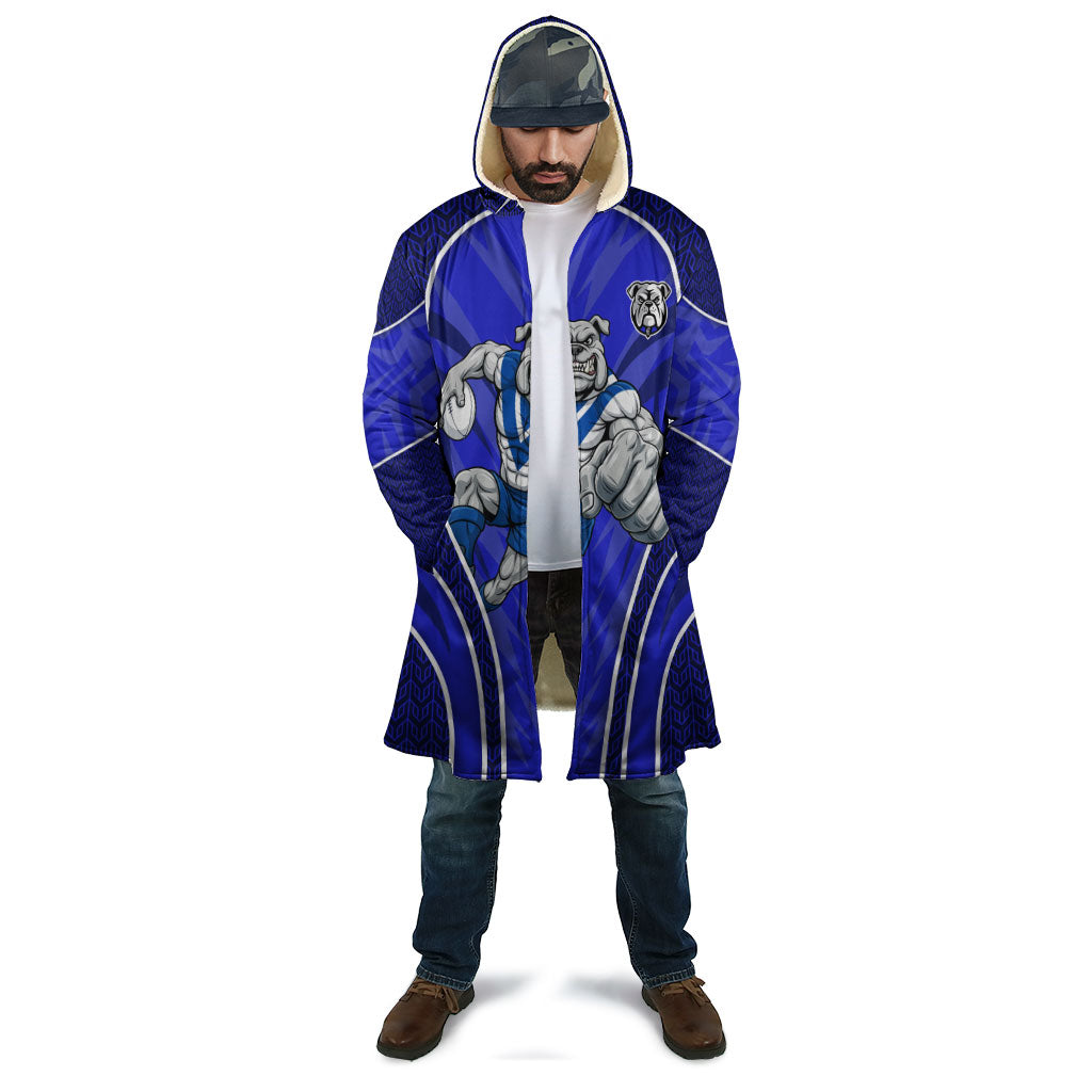Canterbury Bankstown Bulldogs Rugby Mascot Cloak Australian Rugby Culture - Tribal Inspired Bulldog
