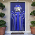 Canterbury Bankstown Bulldogs Rugby Mascot Door Cover Australian Rugby Culture - Tribal Inspired Bulldog