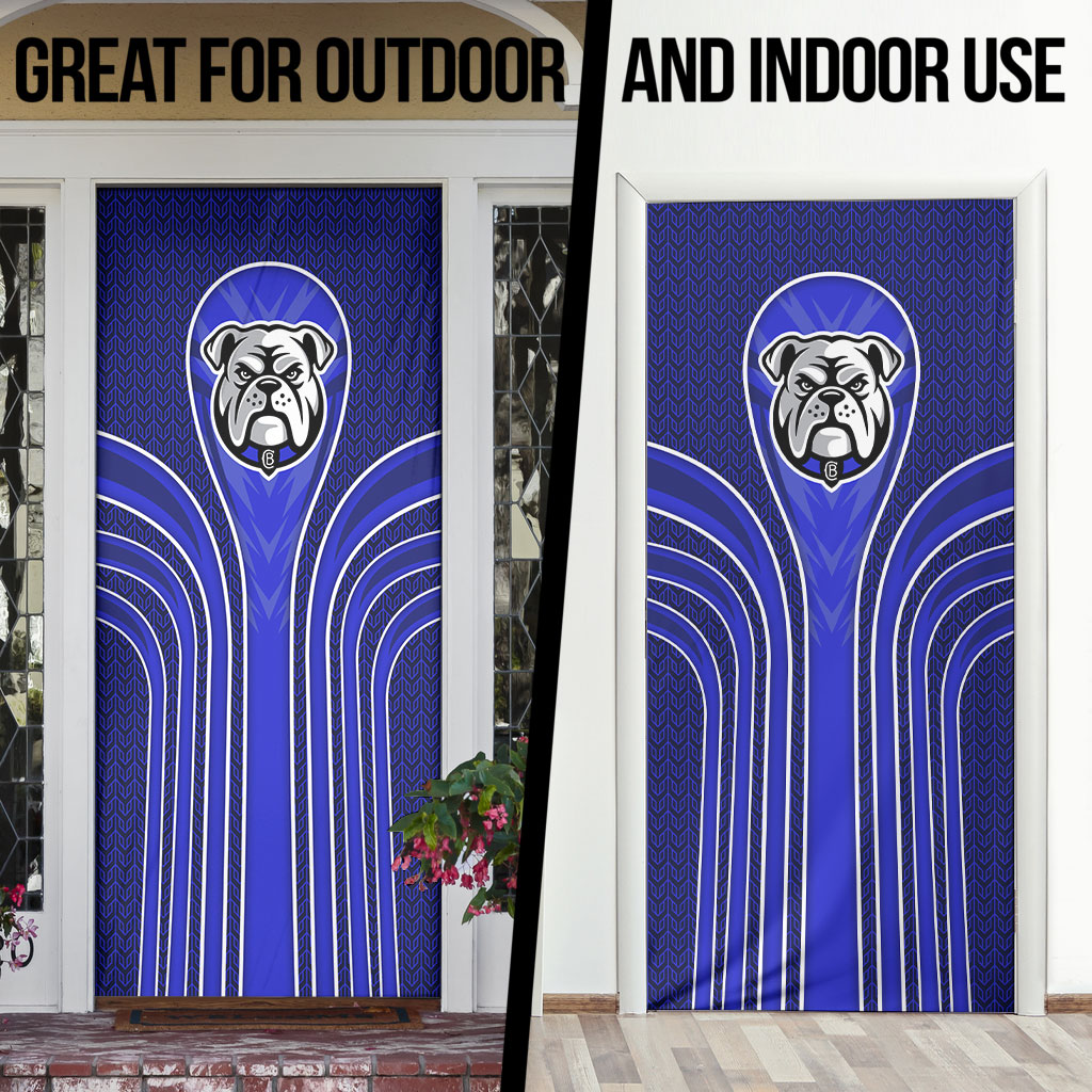 Canterbury Bankstown Bulldogs Rugby Mascot Door Cover Australian Rugby Culture - Tribal Inspired Bulldog