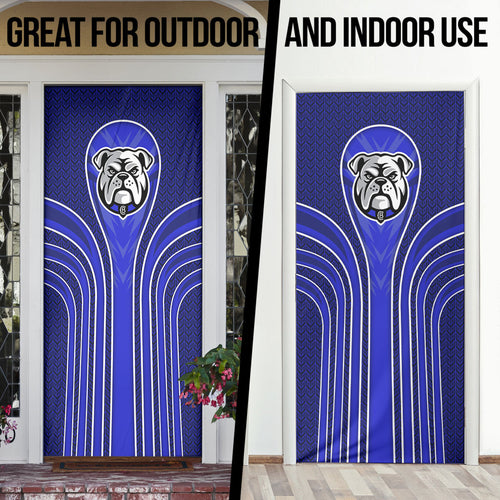 Canterbury Bankstown Bulldogs Rugby Mascot Door Cover Australian Rugby Culture - Tribal Inspired Bulldog